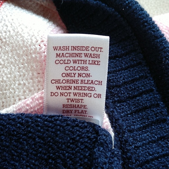 Nautical Striped Sweater Very Soft Acrylic L - Picture 5 of 6